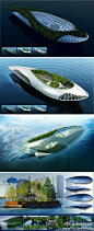 [] 中国建筑新闻网【未来概念：漂浮的绿色博物馆】由 Vincent Callebaut Architects 设计的一个漂浮在河流上的图书馆和博物馆造型设计，外形就像一条鲸在游动，利用仿生学的概念进行大胆的建筑外观设计，应该是建筑艺术界持久的风潮。来自:新浪微博27 摘录0 喜欢1 评论