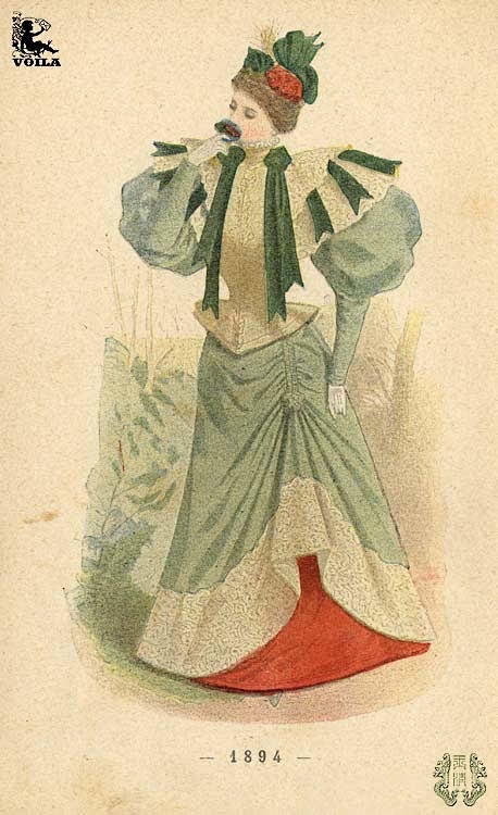 欧洲19世纪女性服饰大全 - 清心 - ...