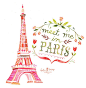 Paris by Katie Daisy #采集大赛#