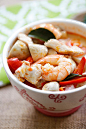 Thai Coconut Chicken and Shrimp Soup - the best soup you'll ever make in your kitchen. This Thai soup is to-die-for, better than Thai takeout | rasamalaysia.com