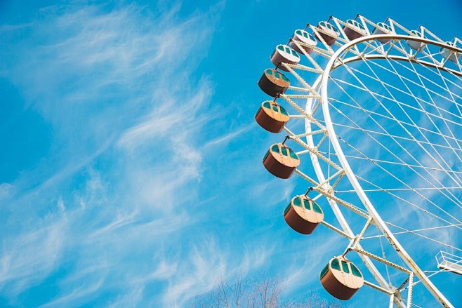 Cloudy Blue Sky over...