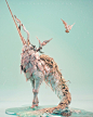 Unicorn creature, Yuuki Morita : creature design sculpting