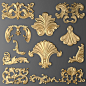 cartouches set 3d max