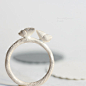 代购 西班牙原创设计师SarahR 手工纯银戒指 两只小鸟接吻 相亲相爱 新款 2013 正品