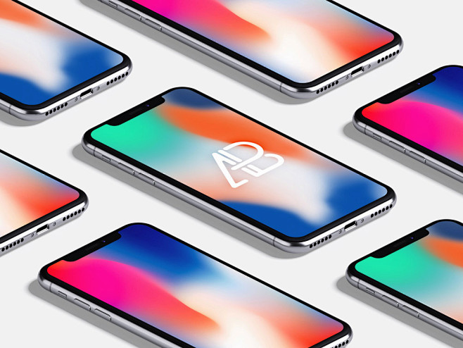 Isometric iPhone X M...