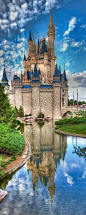 迪士尼城堡。 #景點#