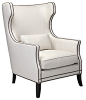 White Eddie Accent Chair, White transitional-armchairs-and-accent-chairs