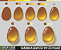 Shading a Gem Step by Step Chart by *ConceptCookie on ... | Textures