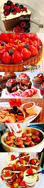 【图】蛋糕，草莓，甜点，下午茶，美食