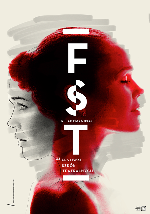 优雅的FST创意海报设计艺术