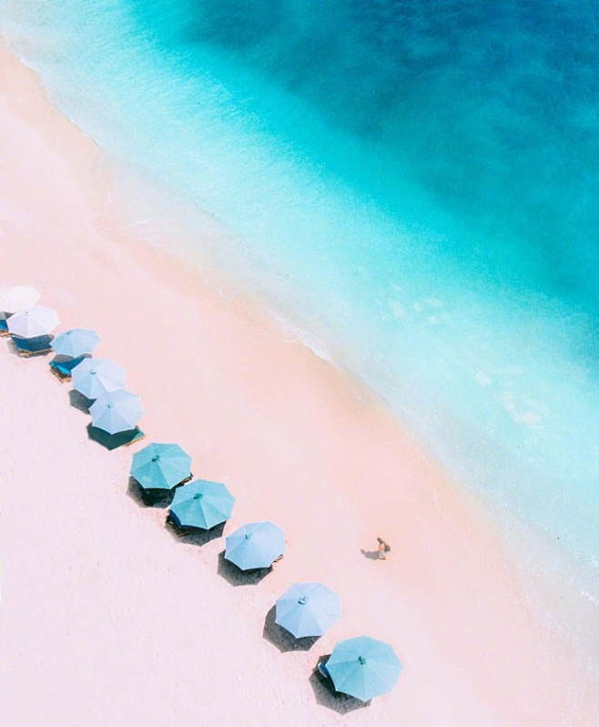 印尼科莫多岛的粉红沙滩 ~  ​​​​