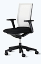 Neos task chair gives you the choice of an upholstered backrest shell