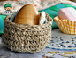 多款制作精美的复活节彩蛋篮子DIY图片欣赏