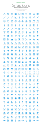 300枚带各种应用效果的图标打包下载 #素材#