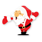 可爱的圣诞老人图标 iconpng.com #Web# #UI#