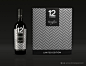 黑白条纹风格Varvaglione意大利红酒限量版礼盒包装设计-上海红酒包装设计公司2