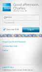 Amex美国运通手机应用界面设计_财务手机界面_黄蜂网