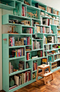 Love these bookshelves