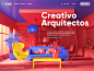Creativo arquitectos website design tubik