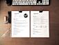 CV Mockup | Simple DinA4 on desk | Free psd : A simple mockup I have made for my cv.PSD size 3072*2304 pxl. Incl. smart layers.