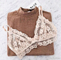 -once bralette, always bralette<br/>-the only French style on me<br/>-可惜并不是很适合DAXIONG ​