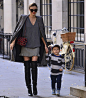 Miranda Kerr with Flynn #潮人# #欧美# #优雅# #街拍#