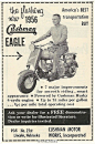 Cushman Motor 早年的一些广告招贴海报。