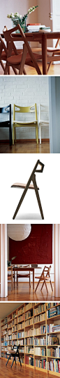 Hans J. Wegner设计的椅子中，Sawbuck Chair CH29是很有特色的一把，设计突破以往，在结构上使用极少骨架组成的线条却提供兼具舒适与坚固的功能，而从如同剪刀一般的侧面看去，后脚以及前脚之间的连结部份，就是这件独特形体中，美学与工艺的完美阐释。