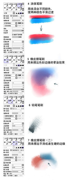 原画人采集到笔刷/笔刷设置/笔刷参数