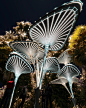 Mask Architects ‘阿布扎比城市休息站’方案

设计由棕榈树状的结构模块构成，可以通过树冠下面的喷嘴喷射水雾，并通过树冠顶部的太阳能电池板收集太阳能