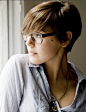 Hair + glasses  #hair #pixiecut #pixie