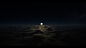 General 1920x1080 night sky clouds Moon rendering stars