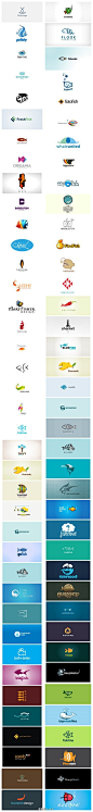 【广告设计】78个以鱼为元素的logo设计|微刊 - 悦读喜欢