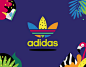 "INSTANTS" App' - Adidas Originals x Nuits Sonores : Type designs, illustrations and wall interventions for ADIDAS Originals