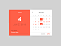 扁平化风格的日历设计-UI设计网uisheji.com - #UI#