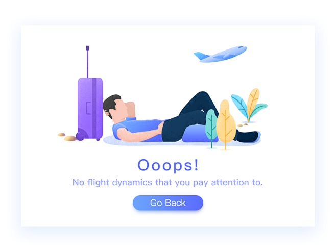 No flight page