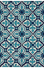 Art Deco Lotus Rising - black, teal & turquoise pattern Art Print