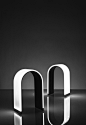 Mr N Lamp - Minimalissimo : Koncept's Mr N Lamp is a curious creature in minimal industrial and lighting design. Designed as a seamless arch of illumination using an advanced lig...