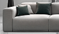 Poliform - Bolton : During our free time from commercial projects, we have developed a series of pictures for our catalog. We'd like to show you one of them. This is an option for the sofa presentation, it is the Bolton model by Poliform factory. The goal