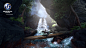 Splashy Waterfalls/River UE4, Tyler Smith : Splashy Waterfalls/River UE4 by Tyler Smith on ArtStation.
