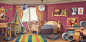 concept of childroom : Создание концепта комнаты главного персонажаCreating the concept of the main character's room