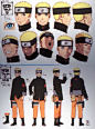 #火影忍者#火影新剧场版「THE LAST -NARUTO THE MOVIE-」杂志人设彩图+人设线稿。