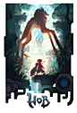 Hob - Make it Home, Nicholas Kole : This poster I developed for my friends at Runic Games as a PAX East exclusive for their upcoming game, Hob  
If you're in Boston this weekend, be sure to go check out their booth and grab one of these! 

Here's a little