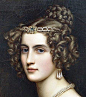 油画中的珠宝—欧洲仕女的额前饰 ​​​​