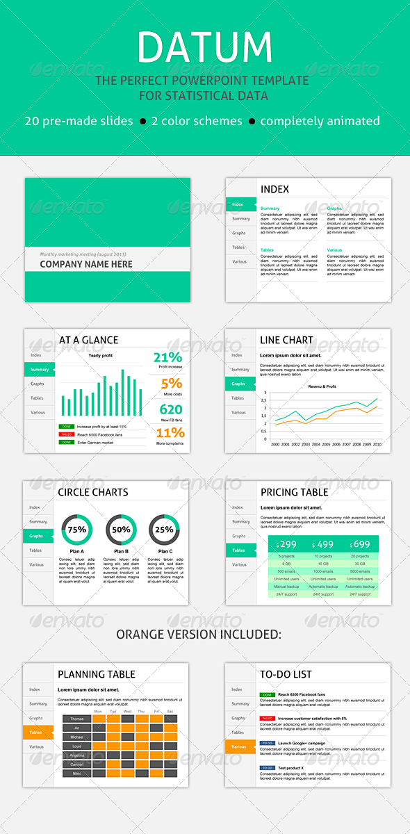 Datum: PPT Template ...