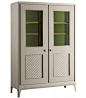 Desirè Large Glass Cabinet With LED Rugiano