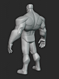 Infinity Hulk Character Anatomy Blockout