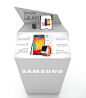 Samsung Note 3 stand : A stand for the new Note 3 to be shown in malls and hyper markets