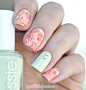 Essie summer 2015 Chillato red orange yellow tropical nail art