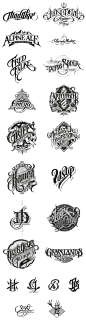 Hand-drawn logotypes, marks, and custom letterings by Martin Schmetzer. Martin Schmetzer is a Stockholm, Sweden based artist and graphic designer focusing